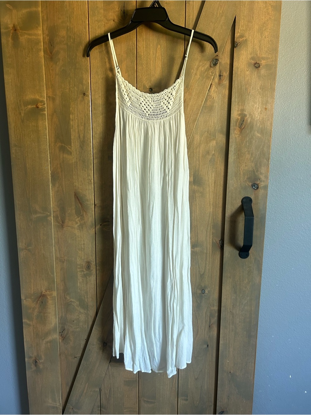 Rip curl surf Bohemian Crochet Bodice Maxi Dress in White